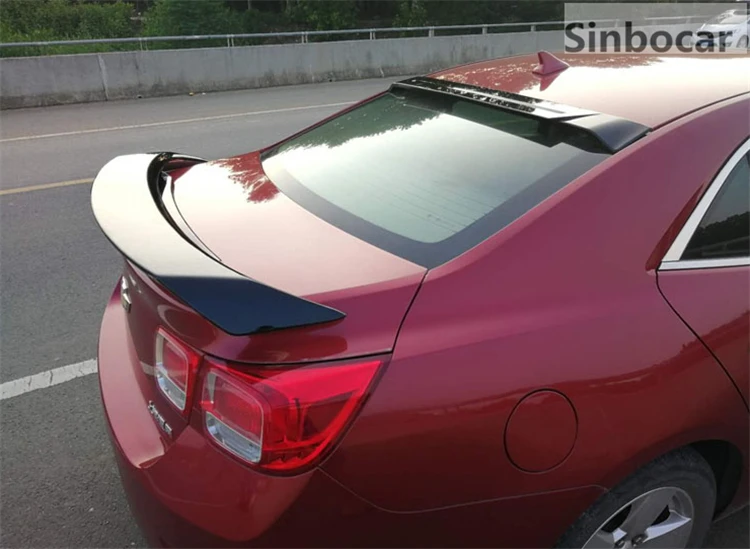 Задний спойлер из АБС пластика для Chevrolet Malibu 2012 2013 2014 2015 2016|Спойлеры и крылья| |