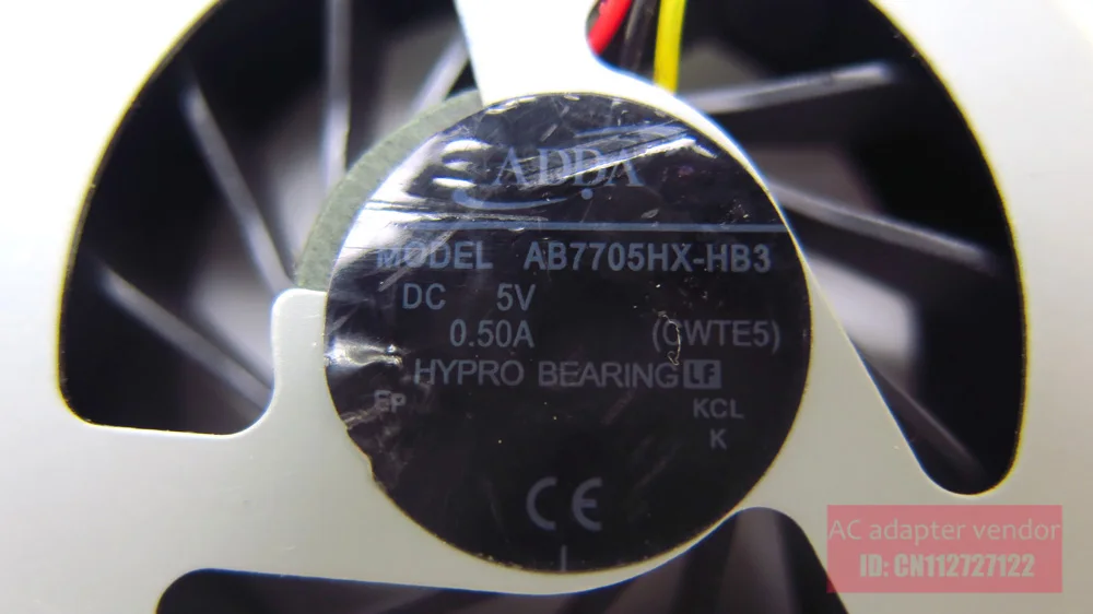 

New original ADDA AB7705HX-HB3 CWTE5 notebook cooling fan
