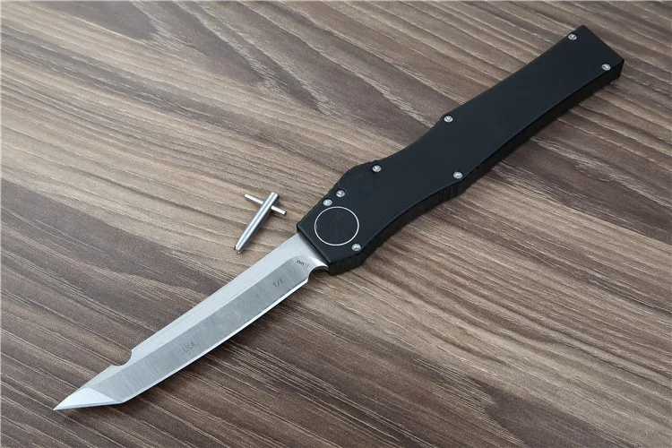 A-LOGO Нож V 5 KYDEX оболочка D2 лезвие, с алюминиевой ручкой для кемпинга, охоты, выживания на открытом воздухе EDC инструмент кухонный нож - Цвет: A-LOGO
