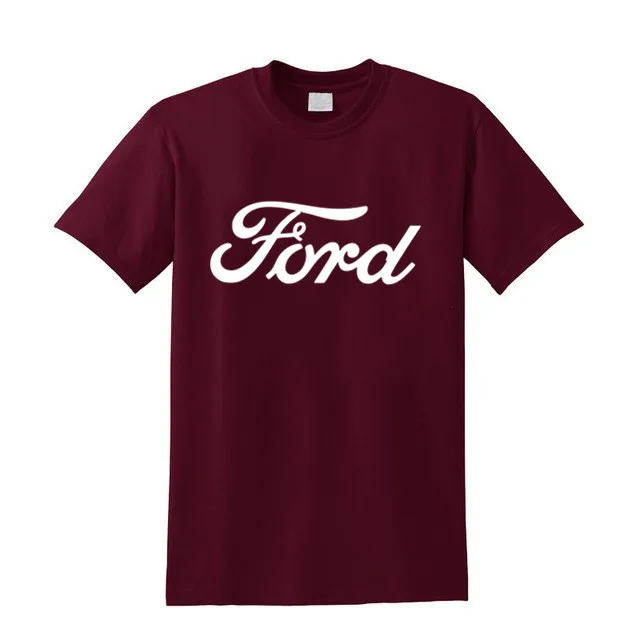 2019 Бесплатная доставка Летние Стиль футболка мужская мода Ford Mustang и в полоску