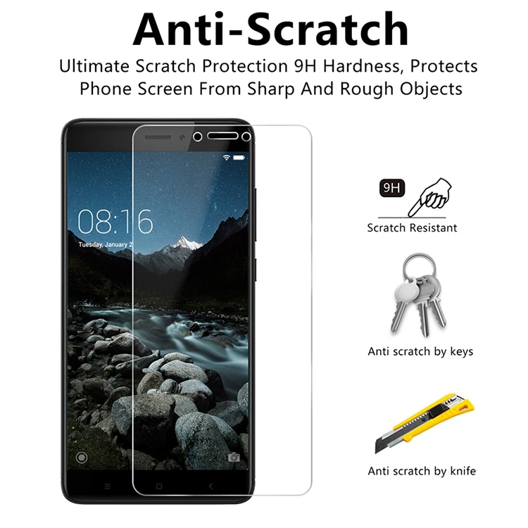 Защитное стекло для Xiaomi Redmi Note 4 4X Защита экрана Global закаленное пленка из
