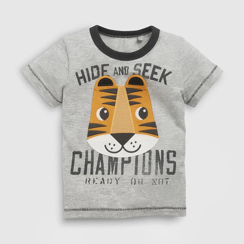 Детская одежда Little maven 2019 летняя для маленьких мальчиков футболка с коротким