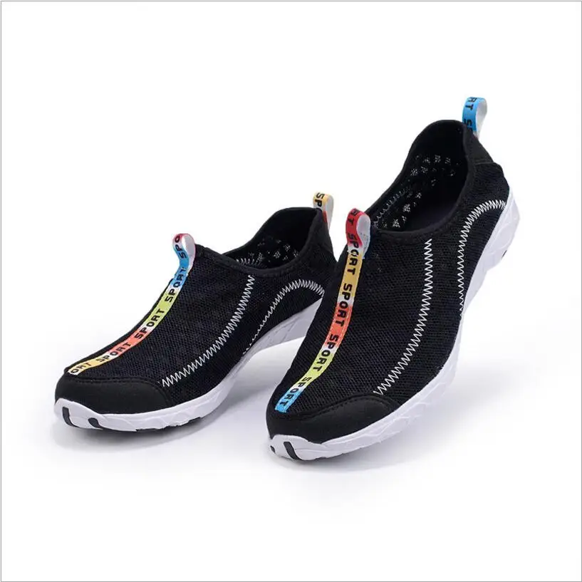Summer Breathable Men Casual Shoes Lightweight Cushion Walking Outdoor Water Big size 36-47 zapatillas | Обувь