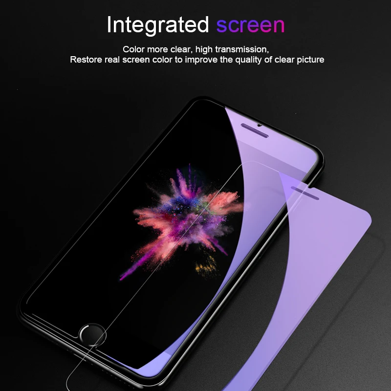 RZP Полное стекло Защита экрана для Apple iPhone 6 s Plus закаленное защита от синего света
