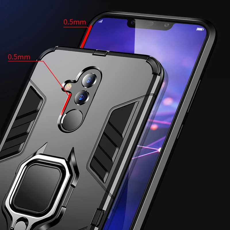Ударопрочный чехол P20 Pro для Huawei Mate 20 lite P30 Nova 4 3 3i Honor Play 10 View 8X с держателем и