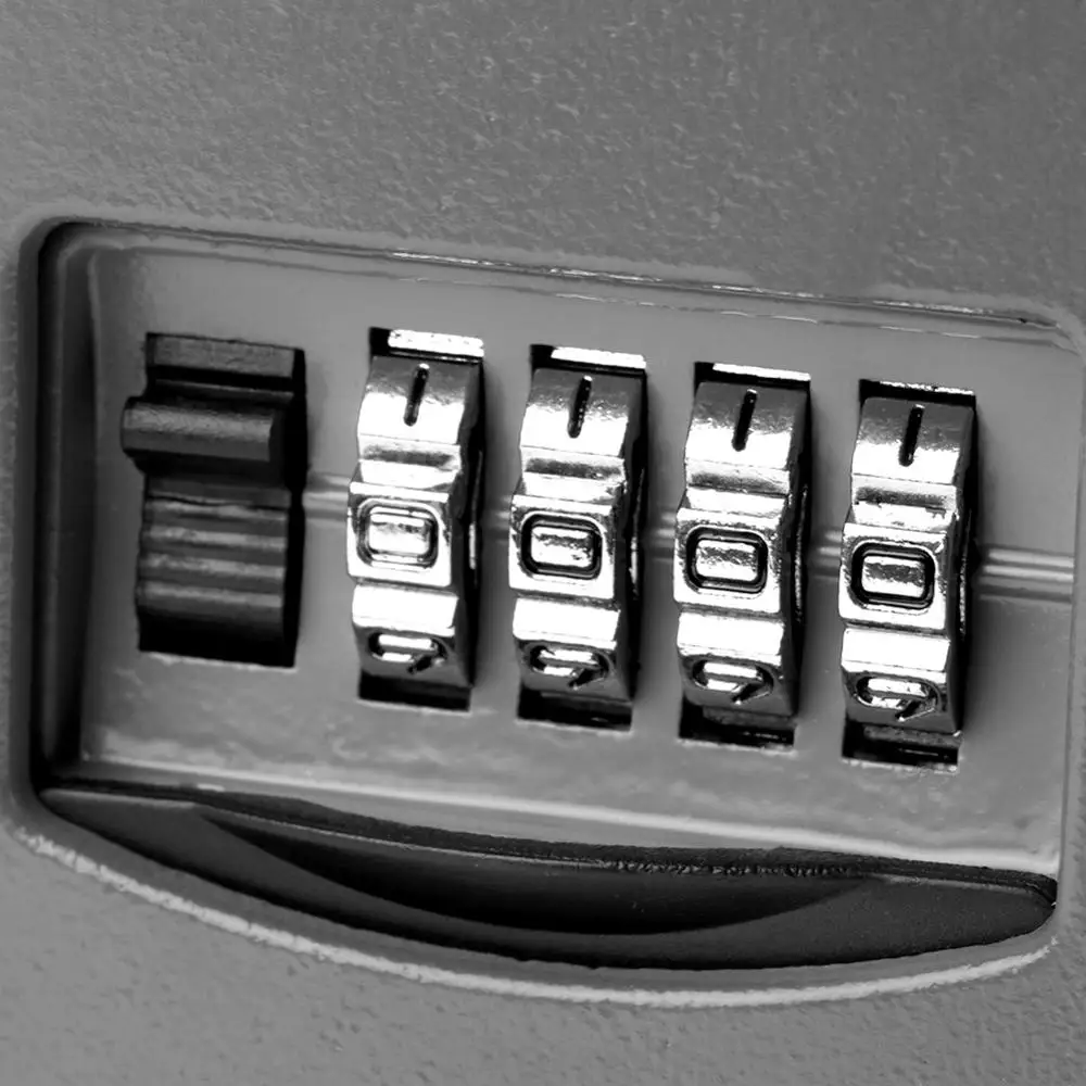 Прочный 4-значный комбинированный ящик для хранения ключей с паролем