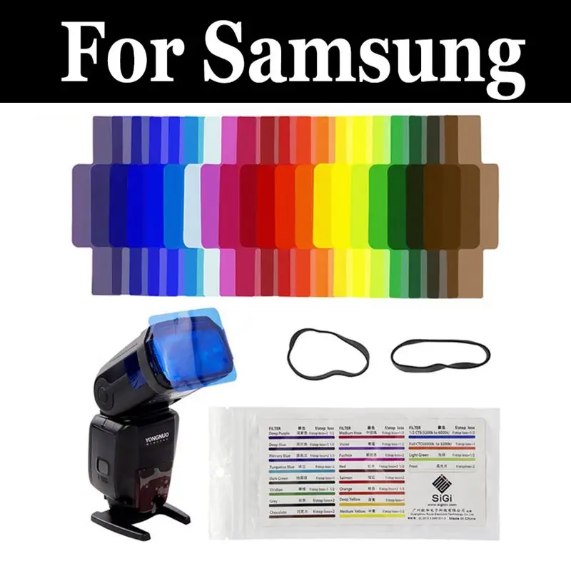 Speedlite Цвет гель фильтр Вспышка для samsung Nx Mini Nx30 Nx300 Nx3000 Nx300m Nx5 Nx500 St76 St80 St90 St93