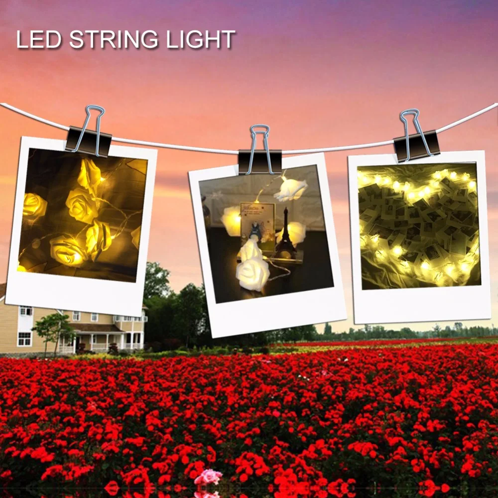 Светодиодная гирлянда на батарейках АА 1 м|fairy lights|string fairy lightsled garland |