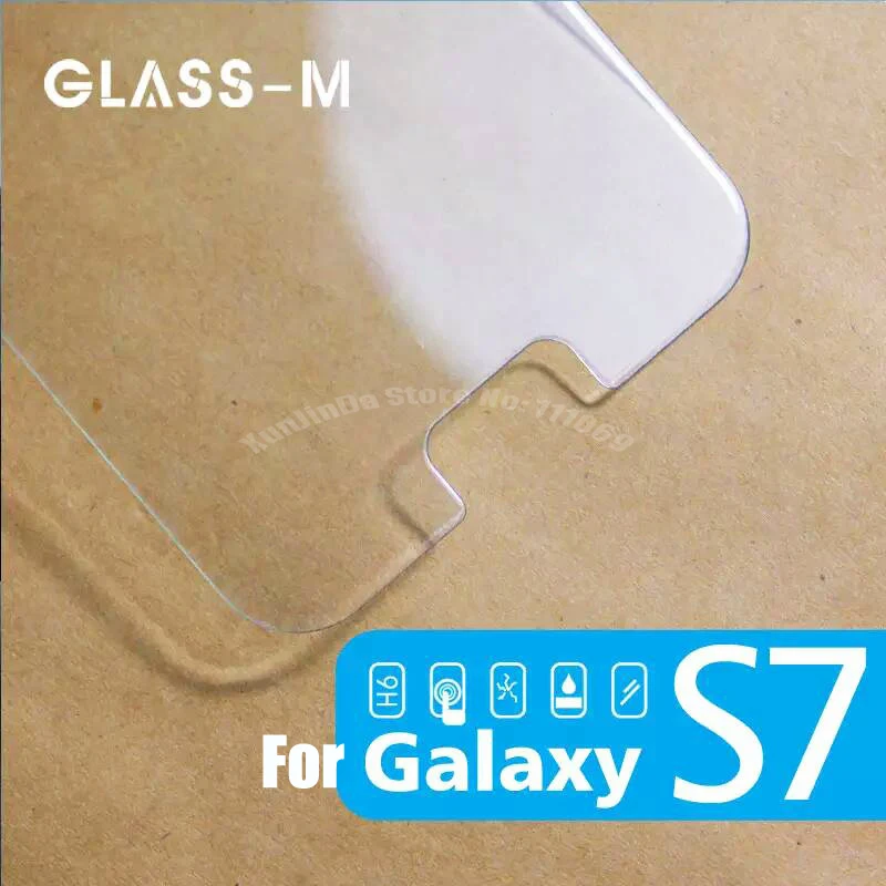 A +++ качество 9H твердость защитное стекло 2.5D Arc закаленное для Samsung Galaxy S7 G930 G9300