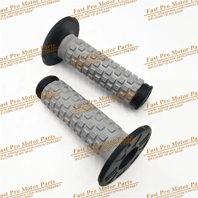 Black 7 цветов рукоятки Pro Taper handle MX Grip для Dirt Pit bike, мотокросса, мотоциклетные ручки, двухцветные рукоятки - Цвет: Black