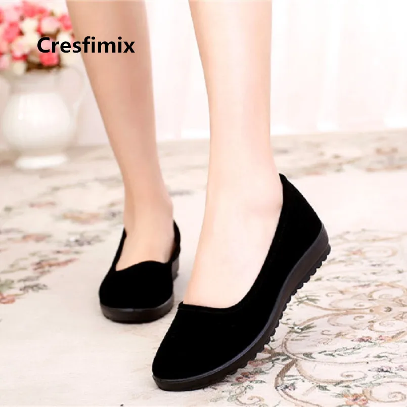 Cresfimix/женские модные мягкие и удобные слипоны на плоской подошве zapatos de mujer Милые