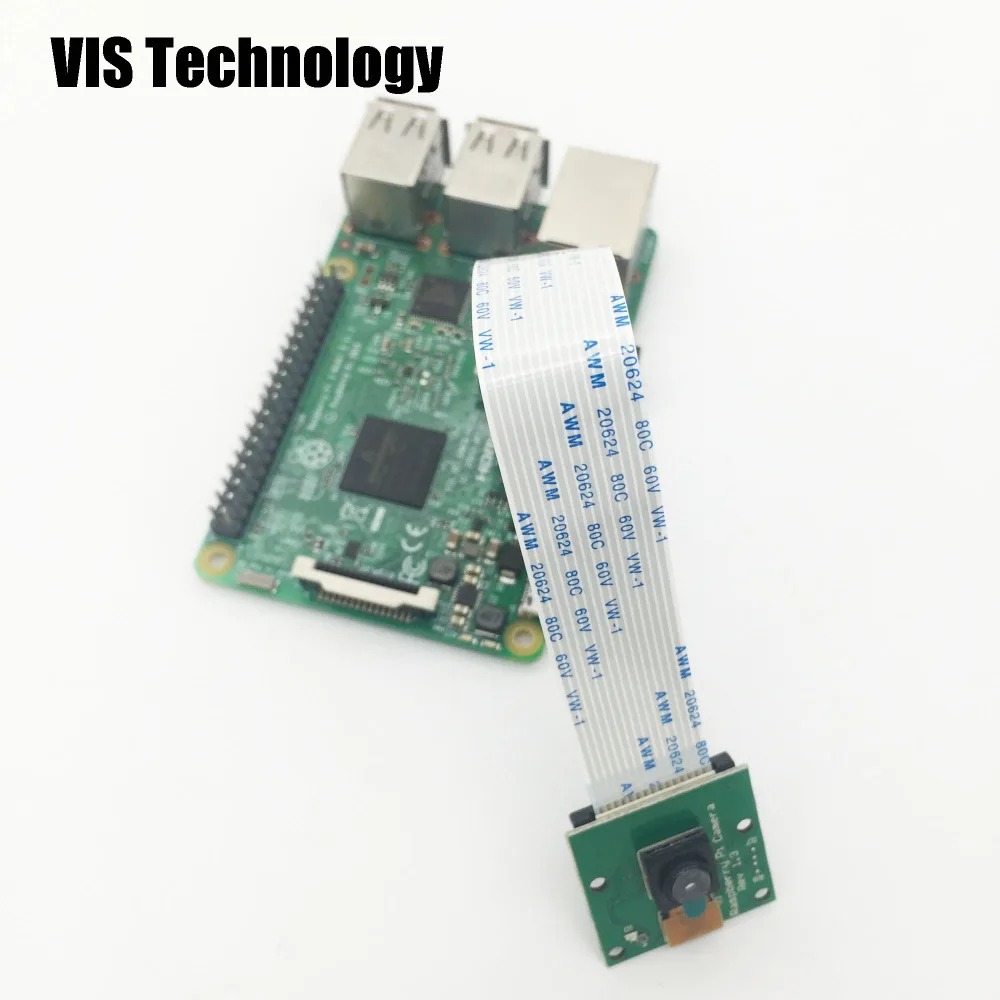 1 шт. Raspberry Pi камера CSI интерфейс модуль камеры 5MP пикселей с 15 см FFC кабель видео 1080p