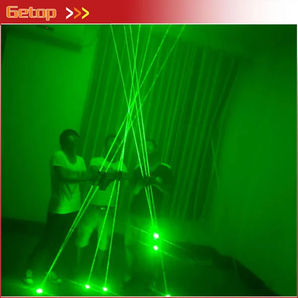 1 шт. зеленый Мини двойной направления лазерный меч для лазерного шоу человека 532nm