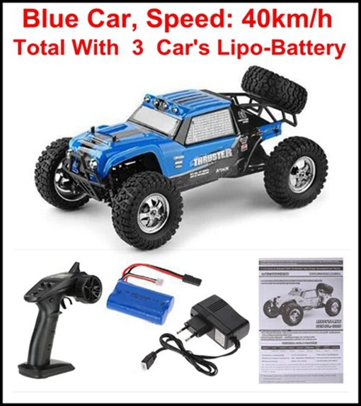 40kmH blue 12889 3B HBX 12889 RC автомобиль 4WD 2,4 Ghz 1:12 Шкала двухскоростная передача светодиодный фонарь с дистанционным управлением автомобиль с электроприводом внедорожник - Цвет: 40kmH blue 12889 3B