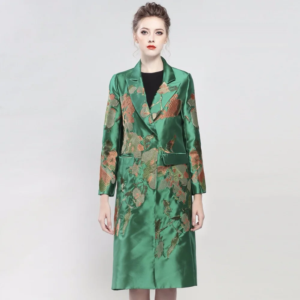 Пальто с длинным рукавом 2017 новая одежда для мам весенне осенняя Свободная