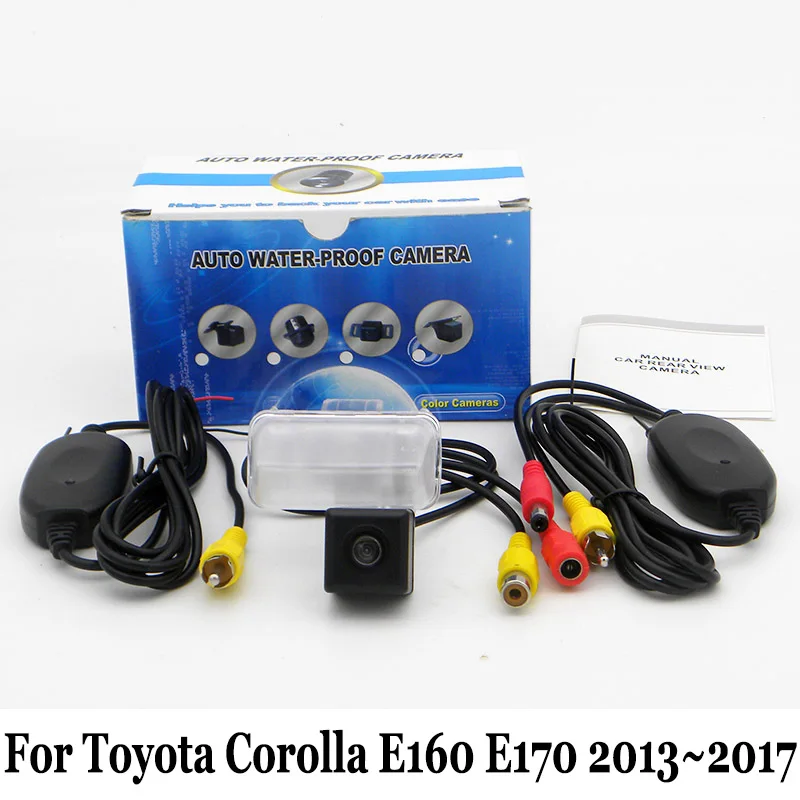 Для Toyota Corolla E160 E170 2012 ~ 2017/RCA AUX провод или беспроводная автомобильная парковочная