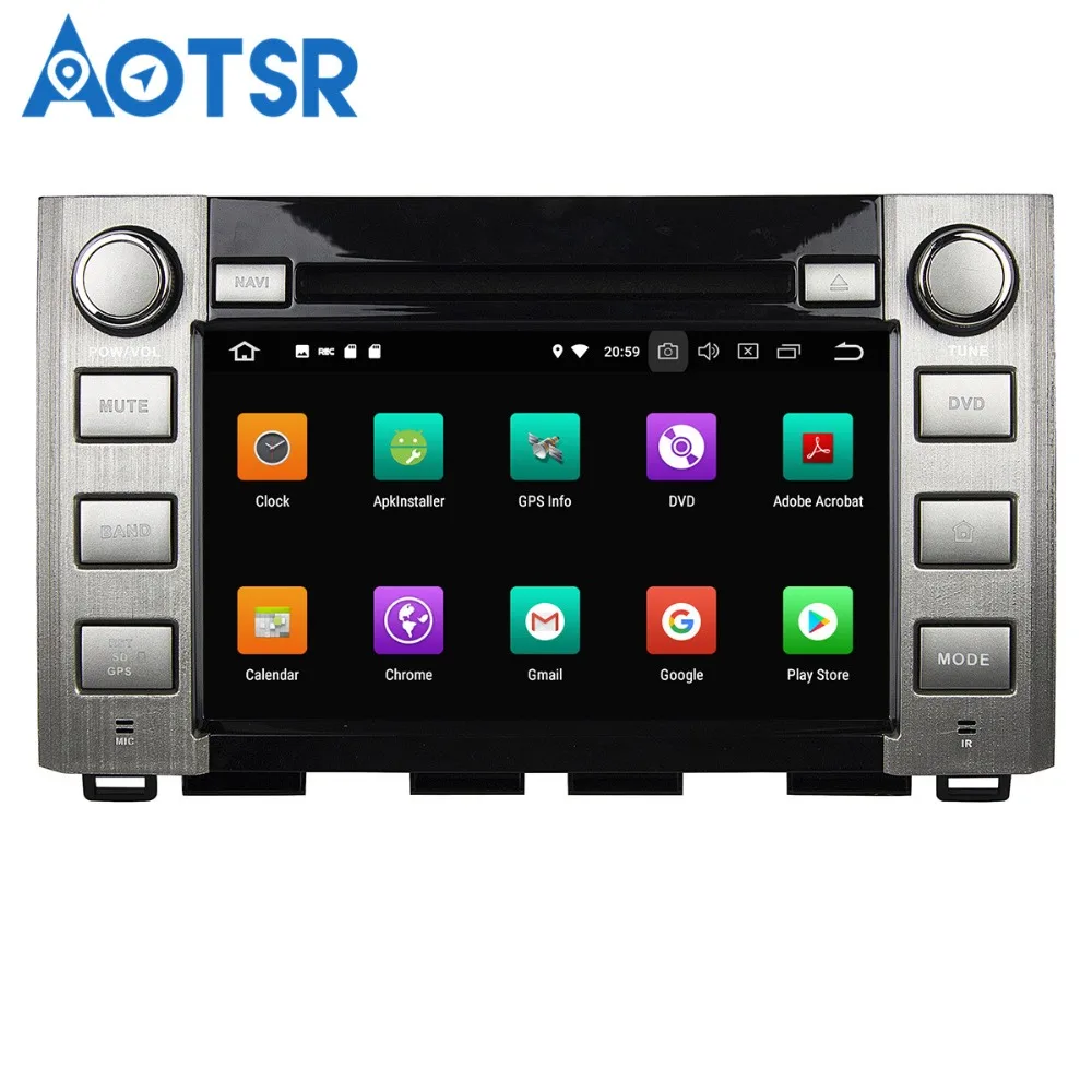 Автомобильный DVD плеер Aotsr Android 8 0/7 1 С GPS навигацией для Sequoia /Tundra 14 16 мультимедийный