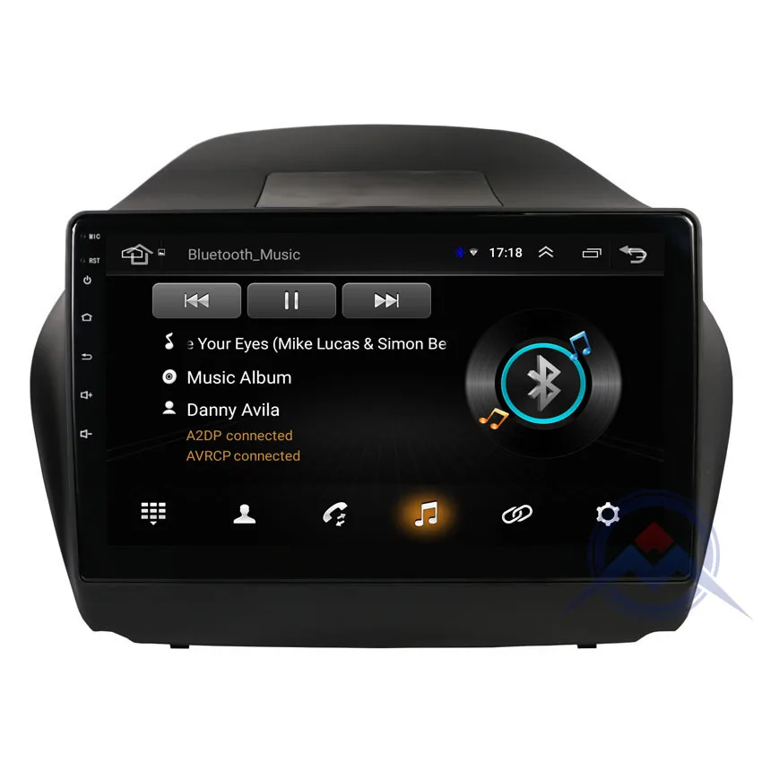 ZOHANAVI 10,2 дюймов Android 9,0 автомобильный dvd-плеер для hyundai Tucson IX35 2011- автомобильный Радио Аудио с картами
