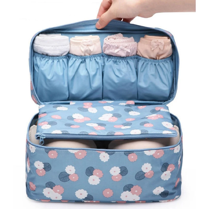 

Women Organizer Bag Bra Makeup Bags Underwear Toiletry Waterproof Wash Bag 100PCS/lot