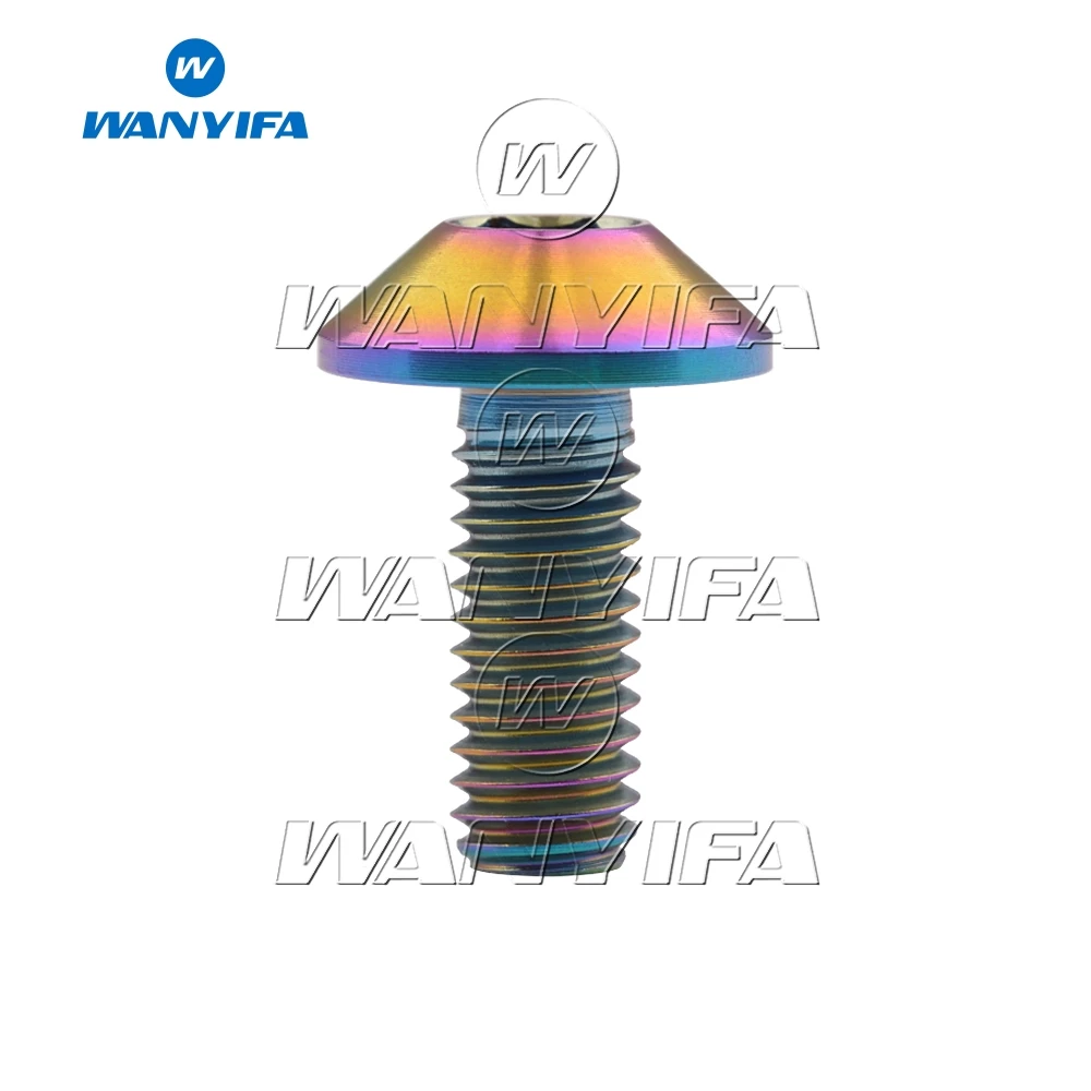 Титановые болты wanifa M6 x 12 15 20 мм винт с головкой зонта для велосипеда