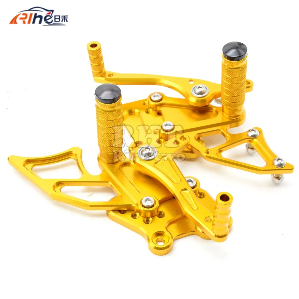 Аксессуары для мотоциклов Регулируемые подножки ног yamaha YZF R3 R25 R300 R250 YZF-R25 YZF-R3 13 14 15