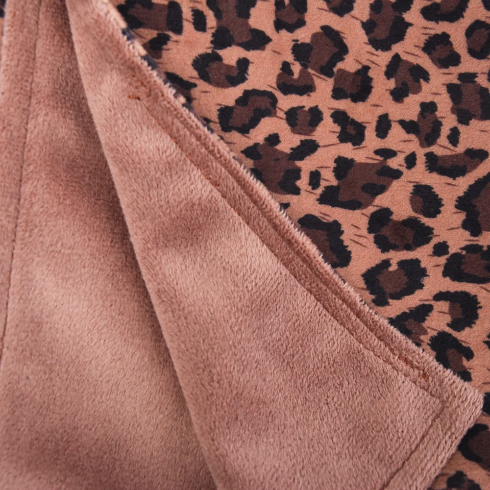 70 см * 90 леопардовое Фланелевое детское одеяло оптовая продажа заготовок Cheetah
