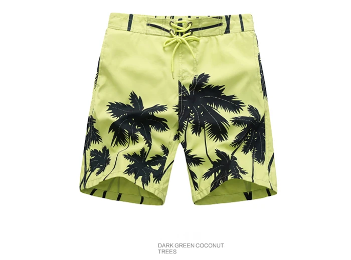 light green 2198 Детские брендовые новые шорты летние популярные пляжные шорты для серфинга для мальчиков быстросохнущая печатная плата Шорты для плавания дышащая детская одежда - Цвет: light green 2198
