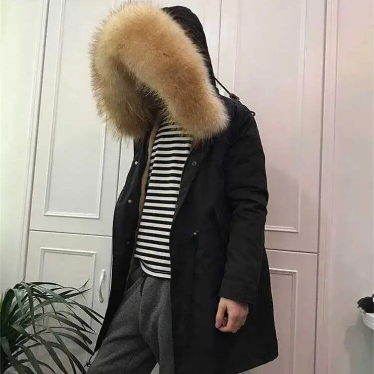 Новые зимние пальто с мехом для влюбленных, мужчина Ni преодолеть кожа мех лайнер кожаная куртка пальто преодоления пальто