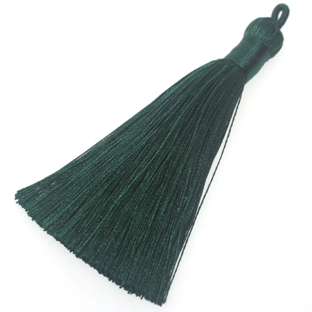 2pcs Polyester Silk Tassel Charms Necklace Earring Findings Chinese Knot Tassels DIY For Jewelry Making Accessories | Украшения и