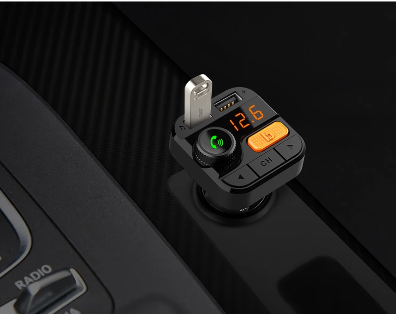 Автомобильный MP3-плеер с fm-передатчиком CDEN 5,0, Bluetooth, u-диск, без потерь, музыкальный стерео эквалайзер, звуковой эффект, Bluetooth, автомобильный комплект, USB, автомобильное зарядное устройство