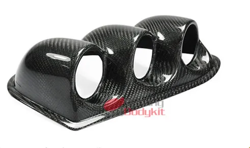 Углеродное волокно 2003-2007 EVO 7 8 9 DASH RHD тройной датчик под LHS (52 мм (60 мм) CT9A CF |