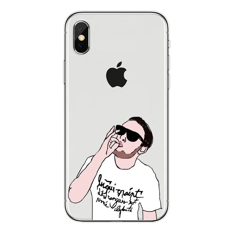 Мягкий силиконовый чехол Macs Miller для iPhone XS Max XR X 6 6splus 7 Plus 8 5 5S SE Mac RIP чехлы телефонов