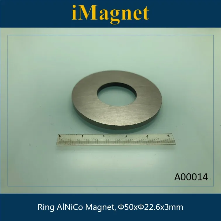 A00014 1 шт. кольцо AlNiCo магнит, D50xD22.6x3mm, заказной Магнитный стальной AlNiCo магнит, дисковый магнит