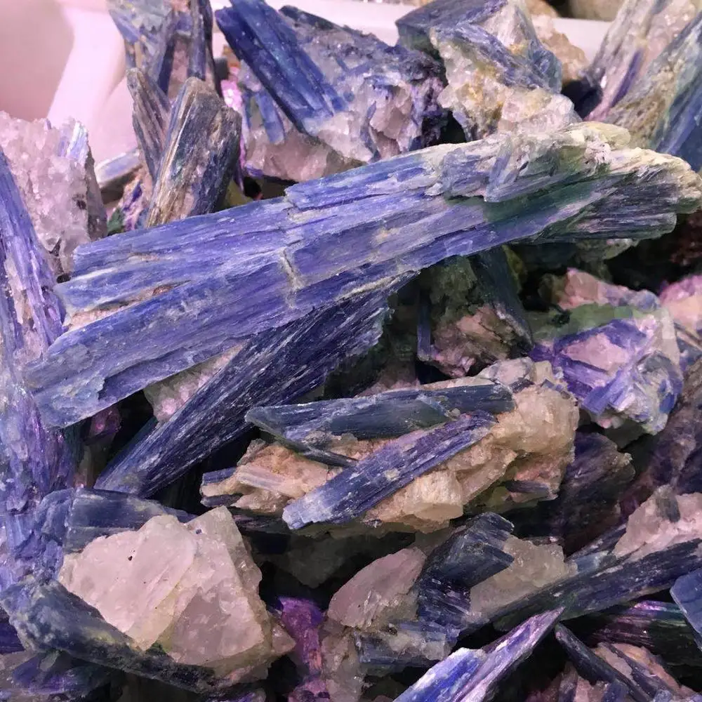 Kyanite образец кристалла кварца камень реики healing лечебный натуральный и минералы