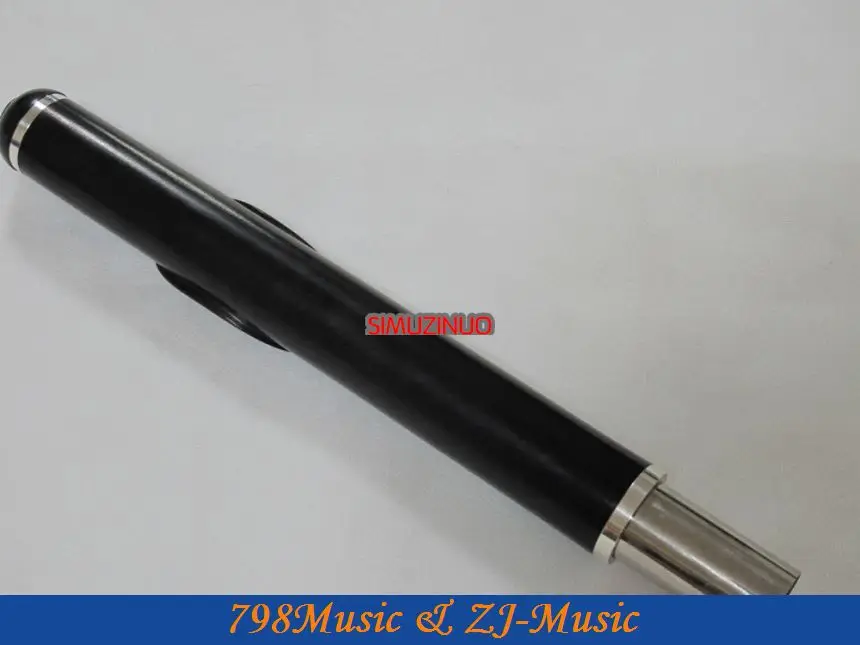 Деревянный головной убор с флейтой ручной работы из черного дерева в виде короны