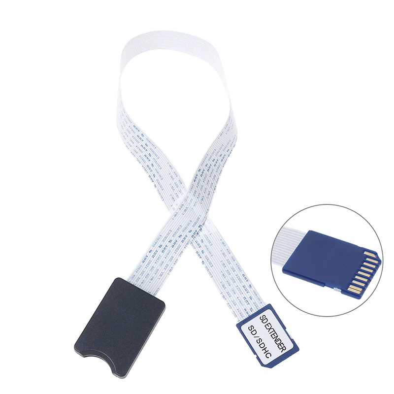 48 см TF micro sdcard для sd/sdhc карты гибкий Удлинительный Кабель адаптер автомобиля GPS TV