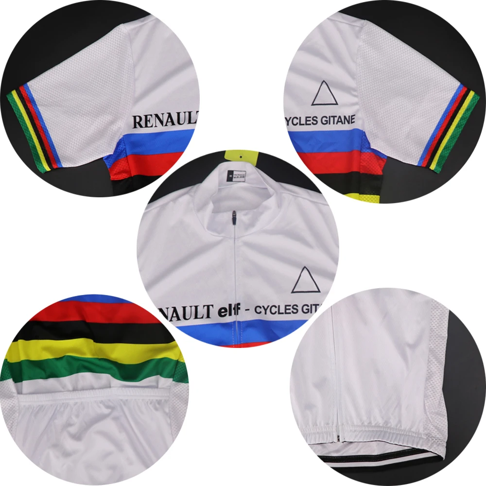 Новинка 1982 велосипедная Джерси с короткими рукавами для команды чемпиона