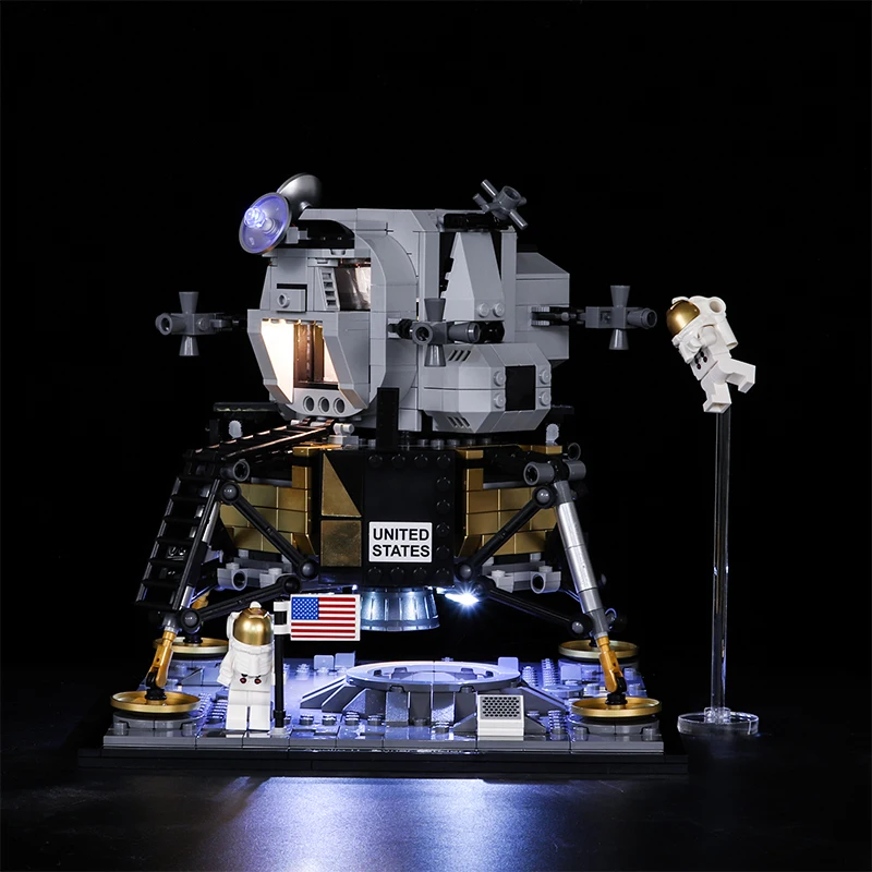 Vonado Light DIY серия для Lego 10266 Apollo 11 Moon посадочный ящик светодиодный комплект