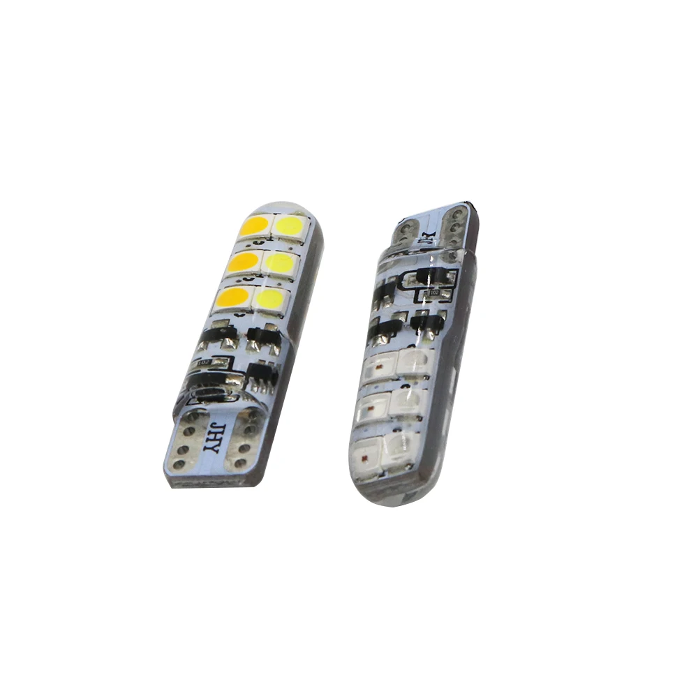 YSY 50x T10 светодиодный 168 192 194 W5W 3030 12 двойной цвет автомобильные поворотные боковые