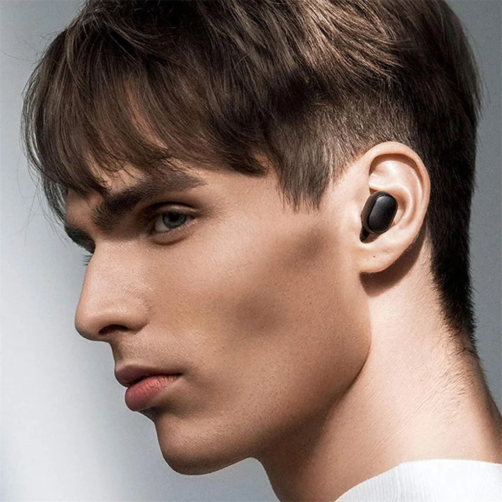 iaomi Redmi Airdots TWS Bluetooth наушники стерео бас Bluetooth 5,0 Eeadphones с микрофоном Handsfree Наушники управление AI