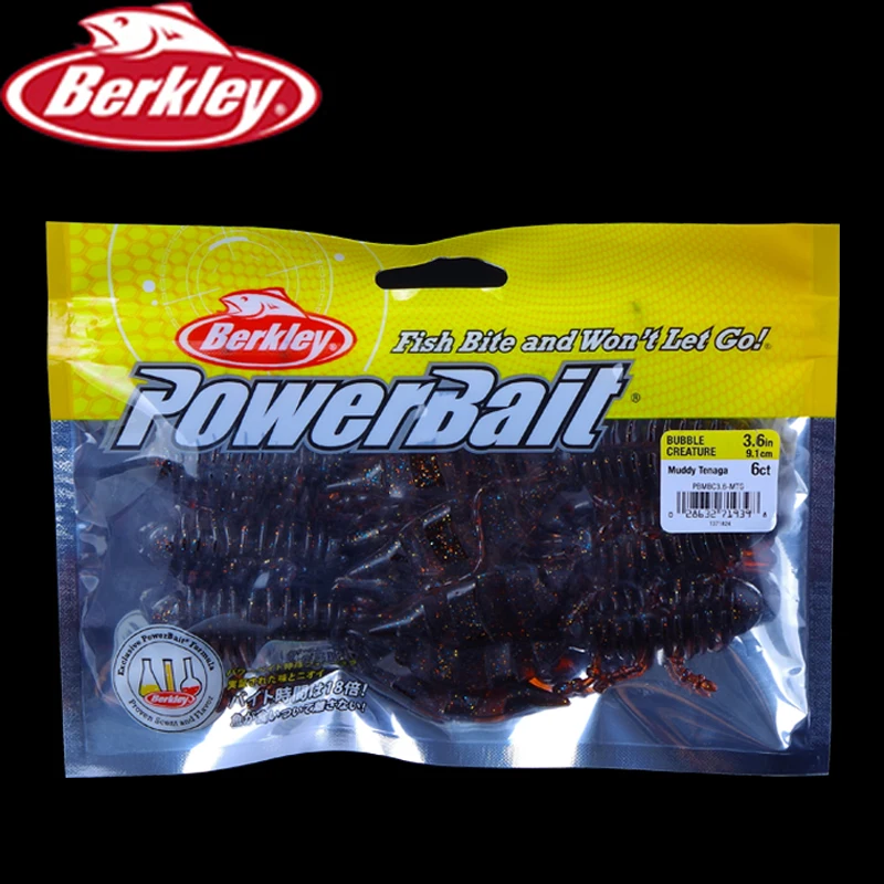 Бренд Berkley power Bait 6 шт. Мягкая приманка для рыбалки 9 1 см окуня костюм джиг головка