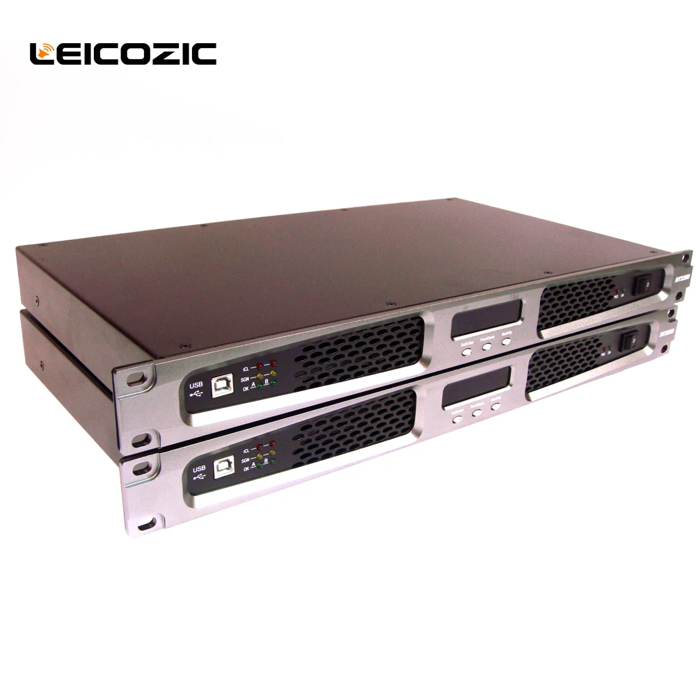 Усилитель мощности Leicozic 500 Вт Профессиональный усилитель 1U для сценического