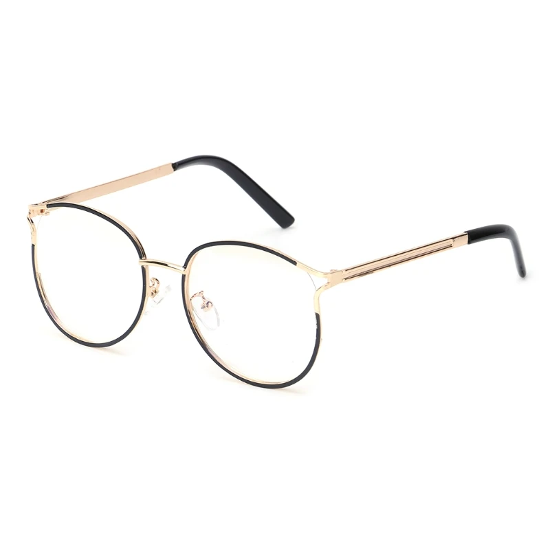 Optical Glasses Fashion Retro Cat Eye Metal Frame Clear Lens Women Men Spectacle | Аксессуары для одежды