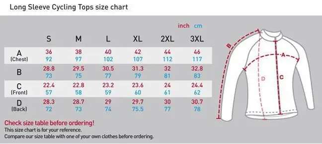 Мужская велосипедная форма с длинным рукавом быстросохнущая для горного