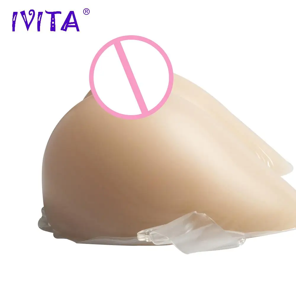 IVITA 2400 г Горячие искусственные силиконовые формы груди с плечевыми лямками