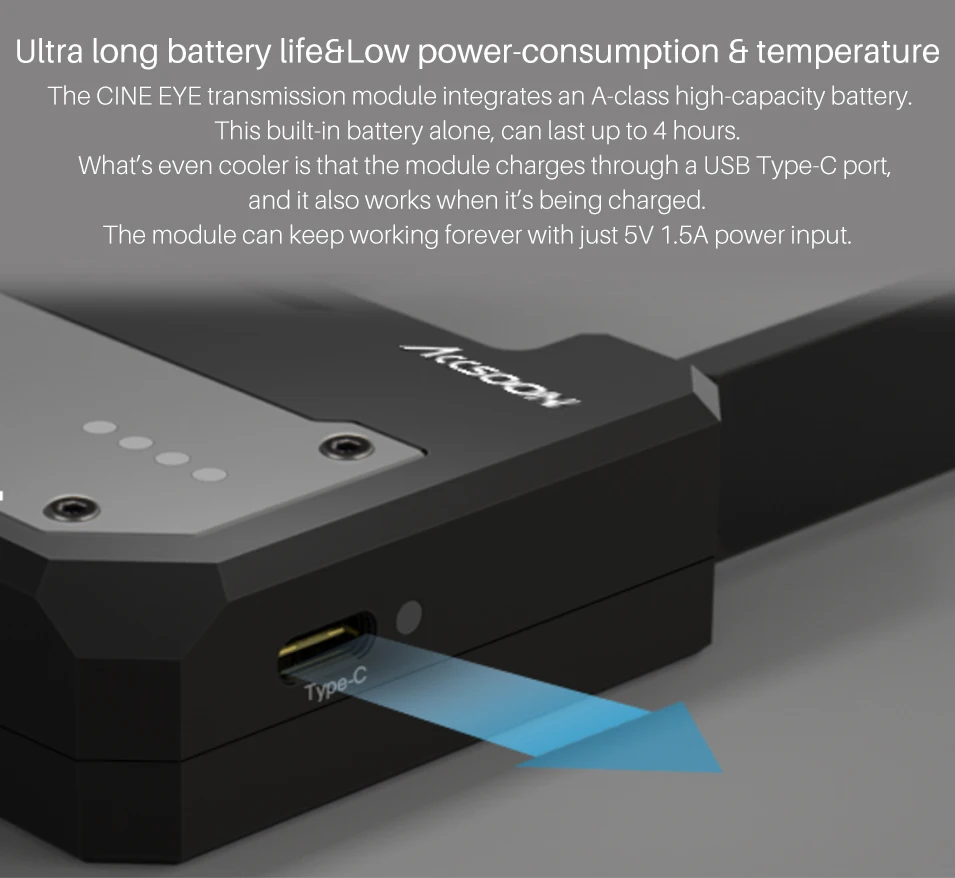Accsoon CineEye беспроводной трансмиссио 5G 1080P мини HDMI устройство видео передатчик для IOS iPhone iPad Andriod Phone PK Hollyland