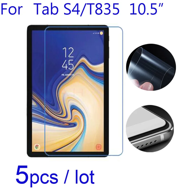 

5 шт./лот, мягкая защитная пленка для Samsung Galaxy Tab S4 10,5 T835