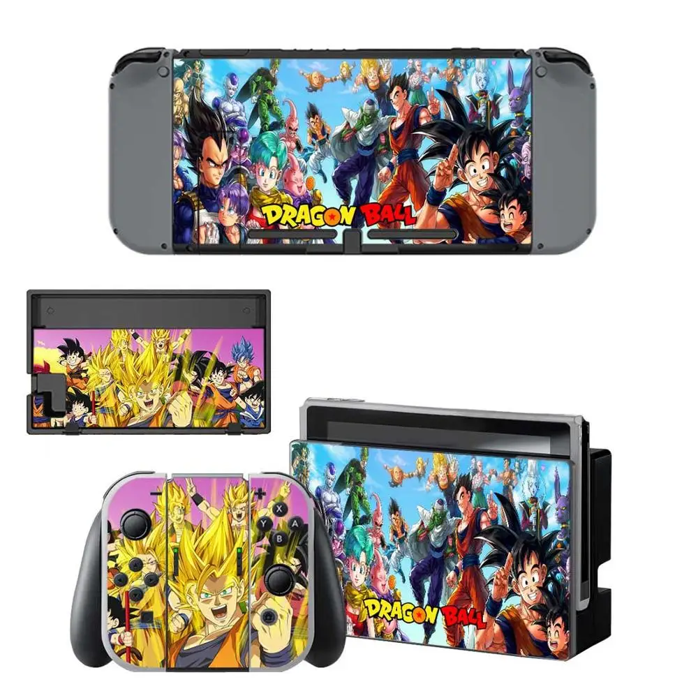 YSNS0493 Nintendo Switch Dragon Ball кожи vinilo NintendoSwitch перечисленные наклейки совместимый с консольный переключатель Nintendo и джойстиков Joy-Con - Цвет: YSNS0493