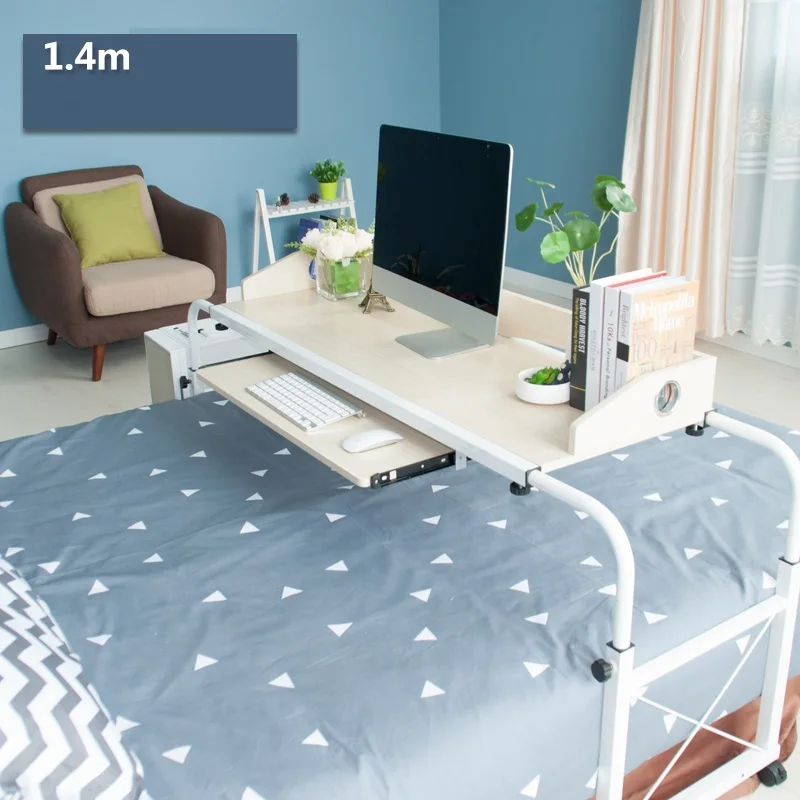 Version C Ufficio Pliante кровать Tafel Mesa ноутбук Escritorio De Oficina офисный Регулируемый прикроватный столик для ноутбука компьютерный стол для учебы - Цвет: Version C