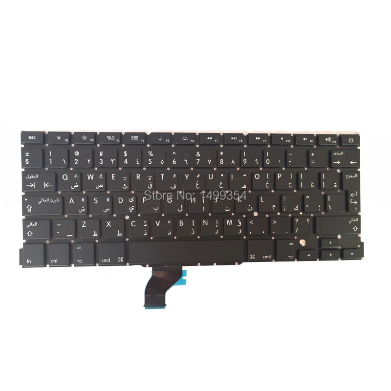 Новинка A1502 Arabic AR Клавиатура для Apple Macbook Pro 13 ''Retina клавиатура арабский стандарт